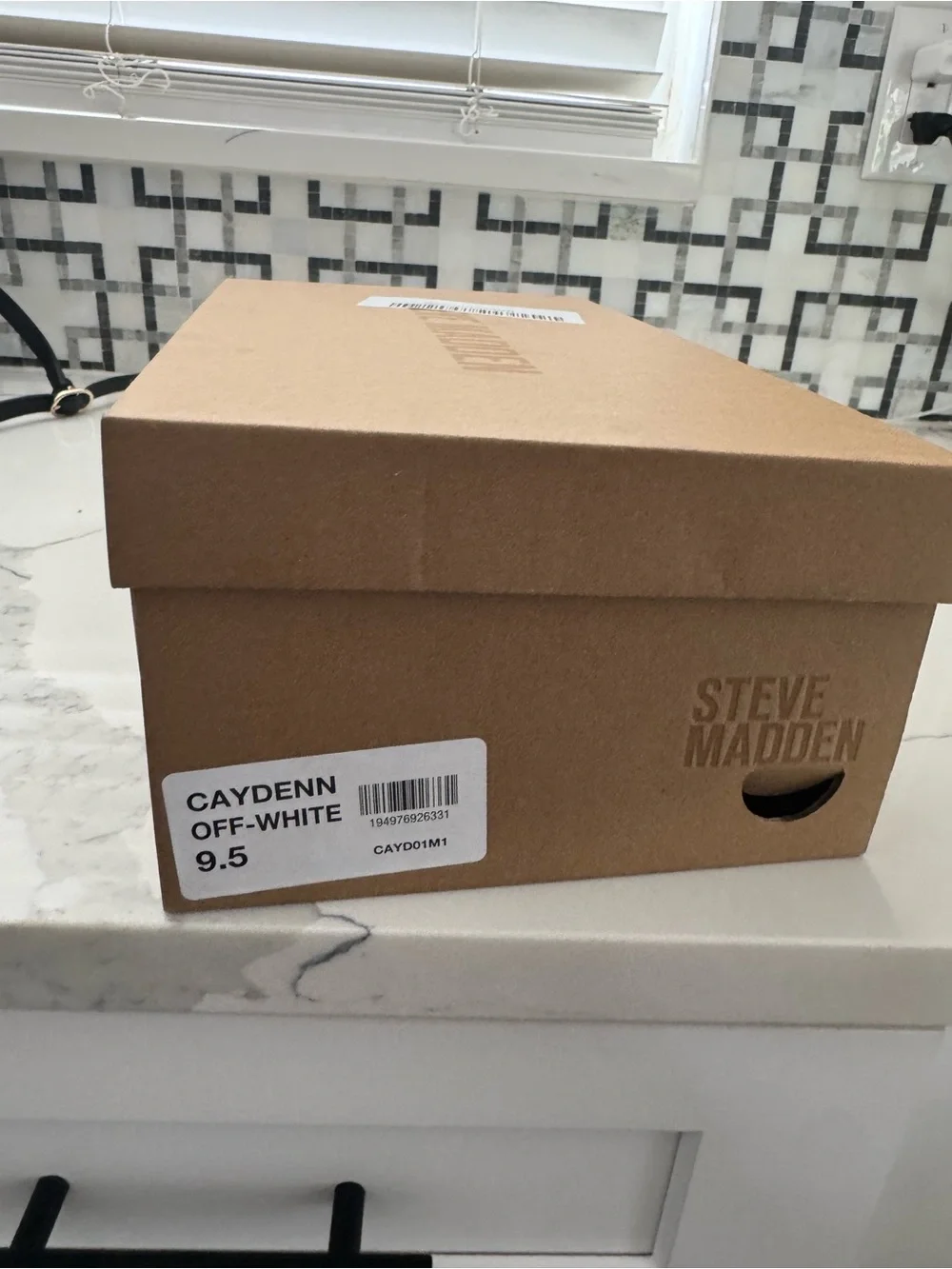 Steve Madden Cream Perforated Slip-On Loafer